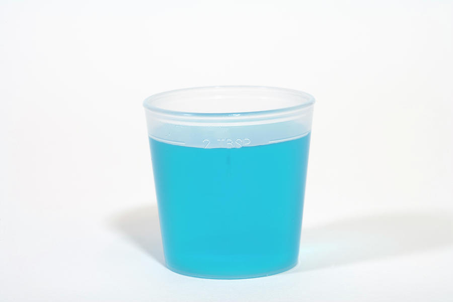 Cough Medicine In A Cup Photograph by Science Stock Photography/science Photo Library