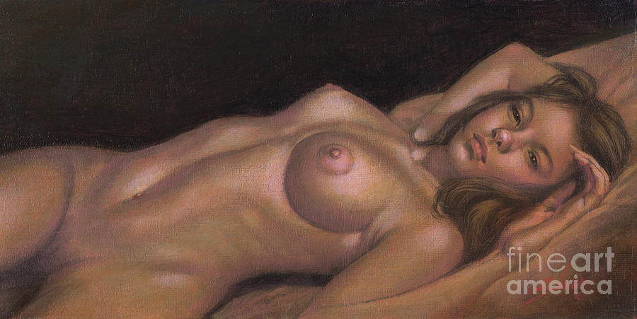 Nude Painting - Could be by John Silver