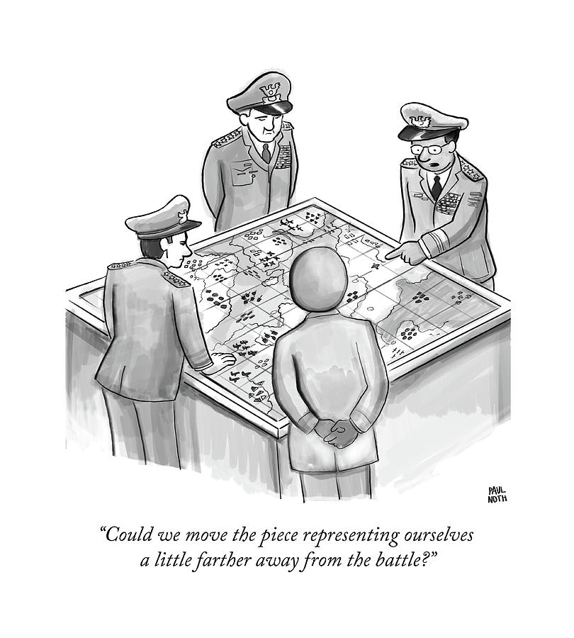 Could We Move The Piece Representing Ourselves Drawing by Paul Noth