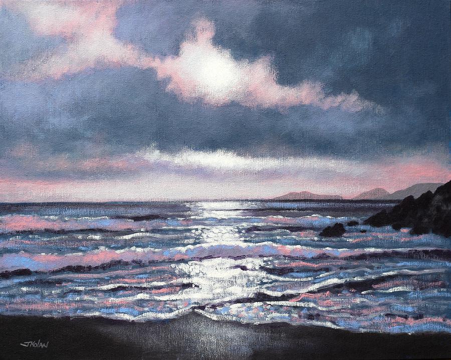 Coumeenole Beach  Dingle Peninsula  Painting by John  Nolan
