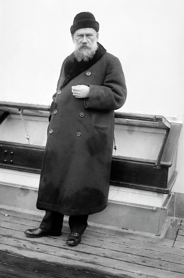 Count Ilya Lvovich Tolstoy Photograph by Underwood Archives