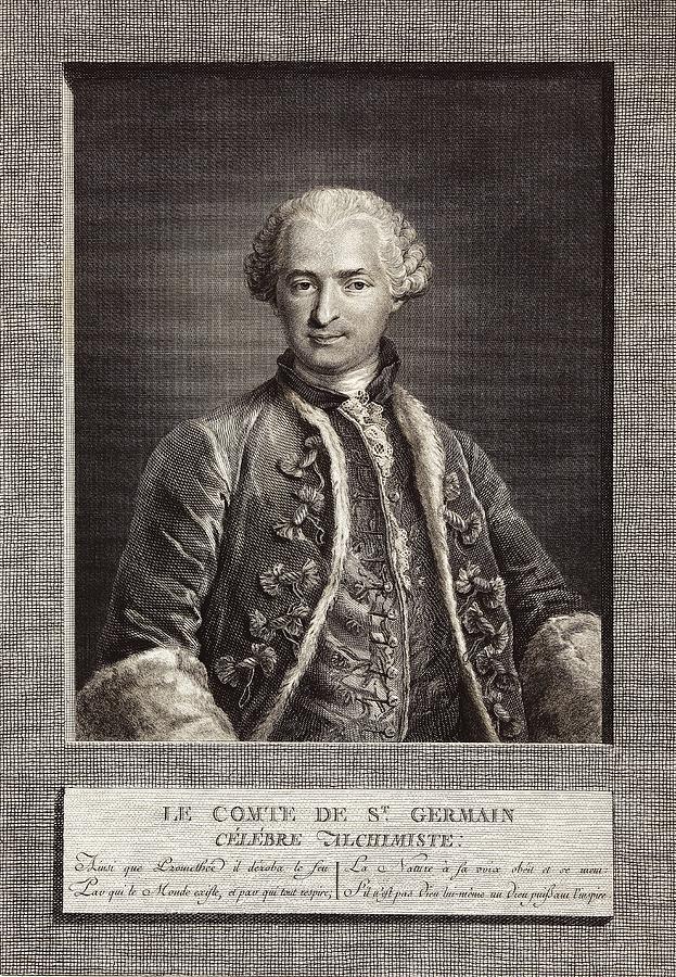Portrait Photograph - Count of St Germain, French alchemist by Science Photo Library