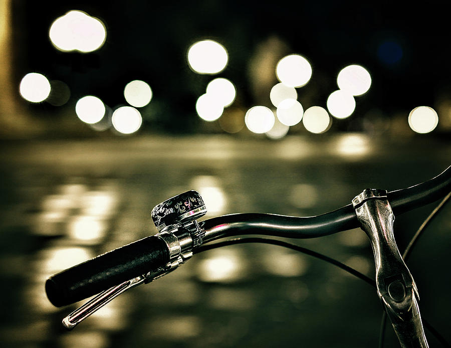 Bicycle Photograph - Counterlight by Burghard Nitzschmann