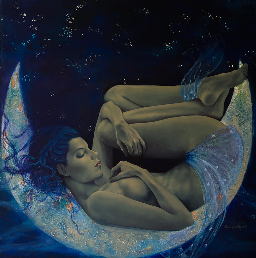 Counting Stars Painting by Dorina  Costras