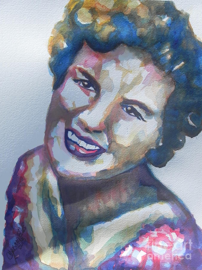 Country Artist Patsy Cline Painting by Chrisann Ellis
