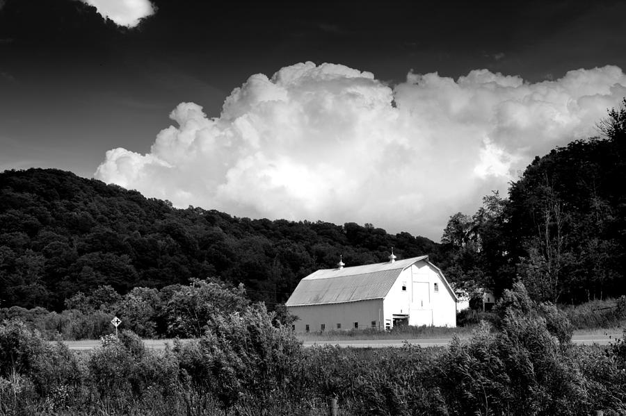 Black And White Photograph - Country Barn by Shane Holsclaw