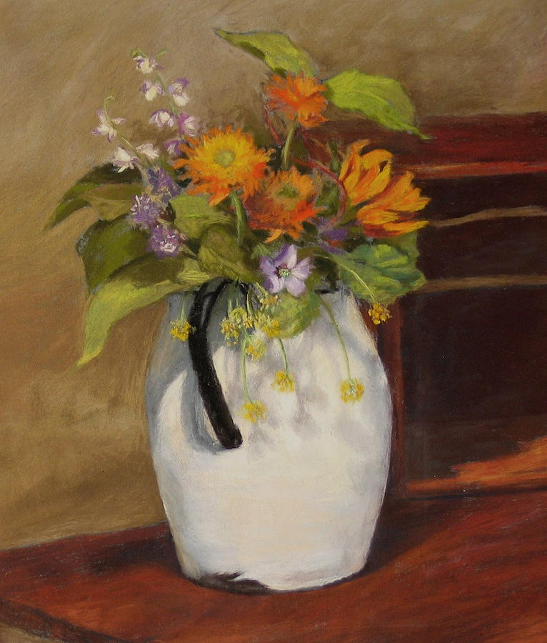 Country Bouquet Painting by Vikki Bouffard