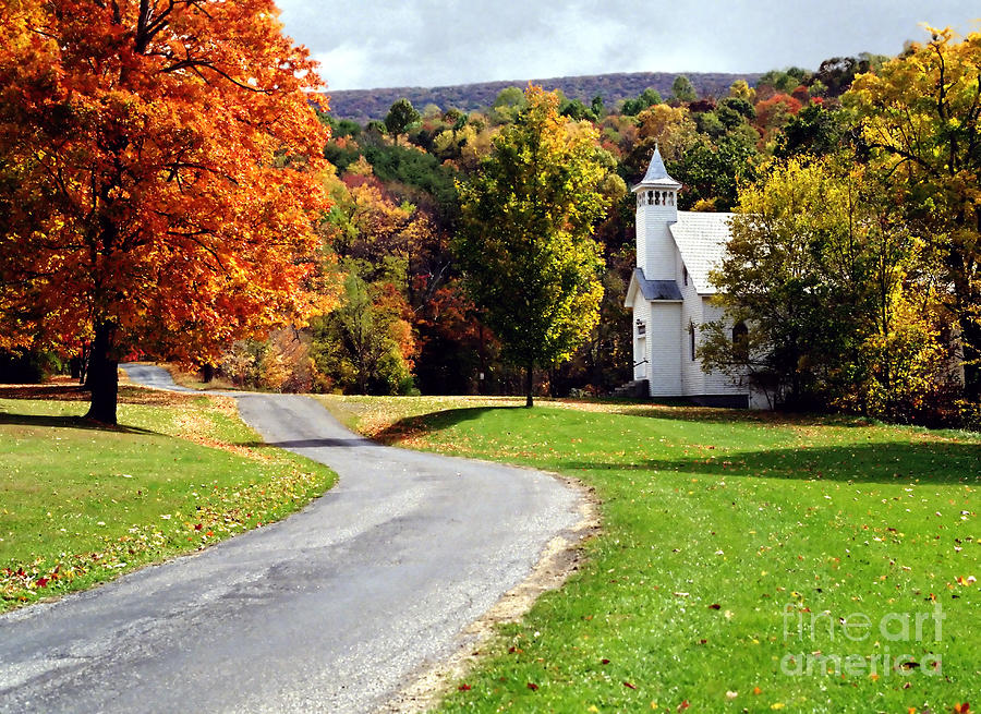 Country Church Photograph by Tom Brickhouse