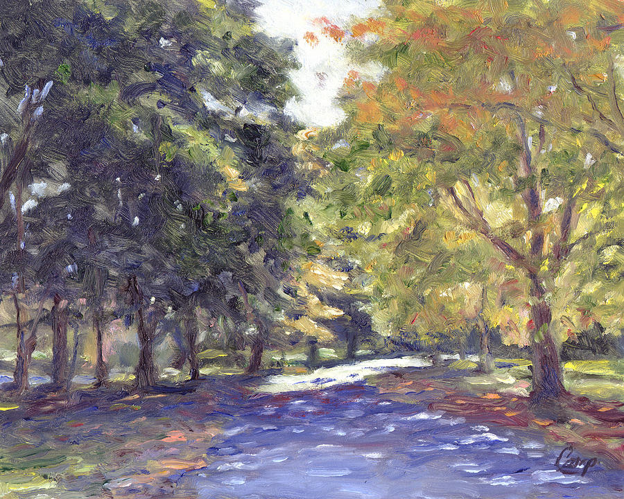 Country Club Road Painting by Michael Camp
