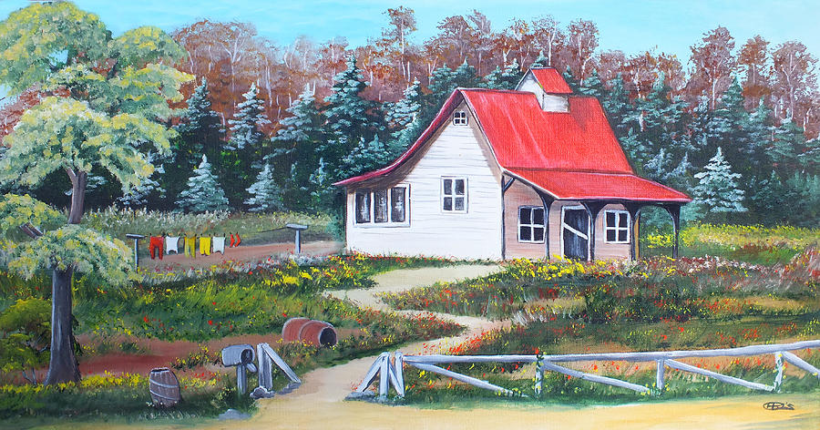 Country Cottage Painting by Duane McCullough