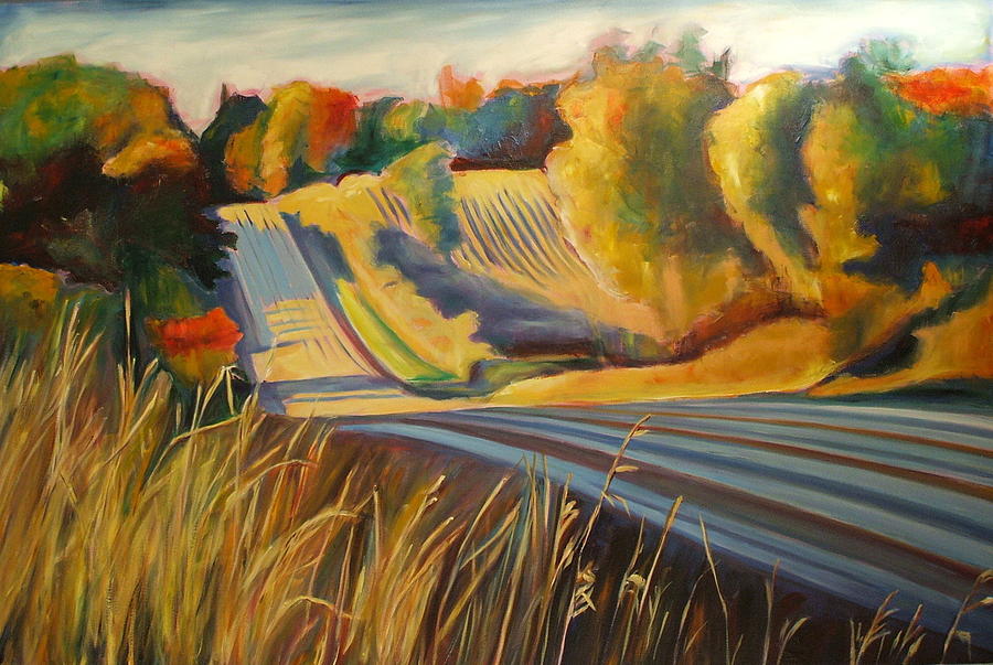 Country Drive Painting By Sheila Diemert - Fine Art America