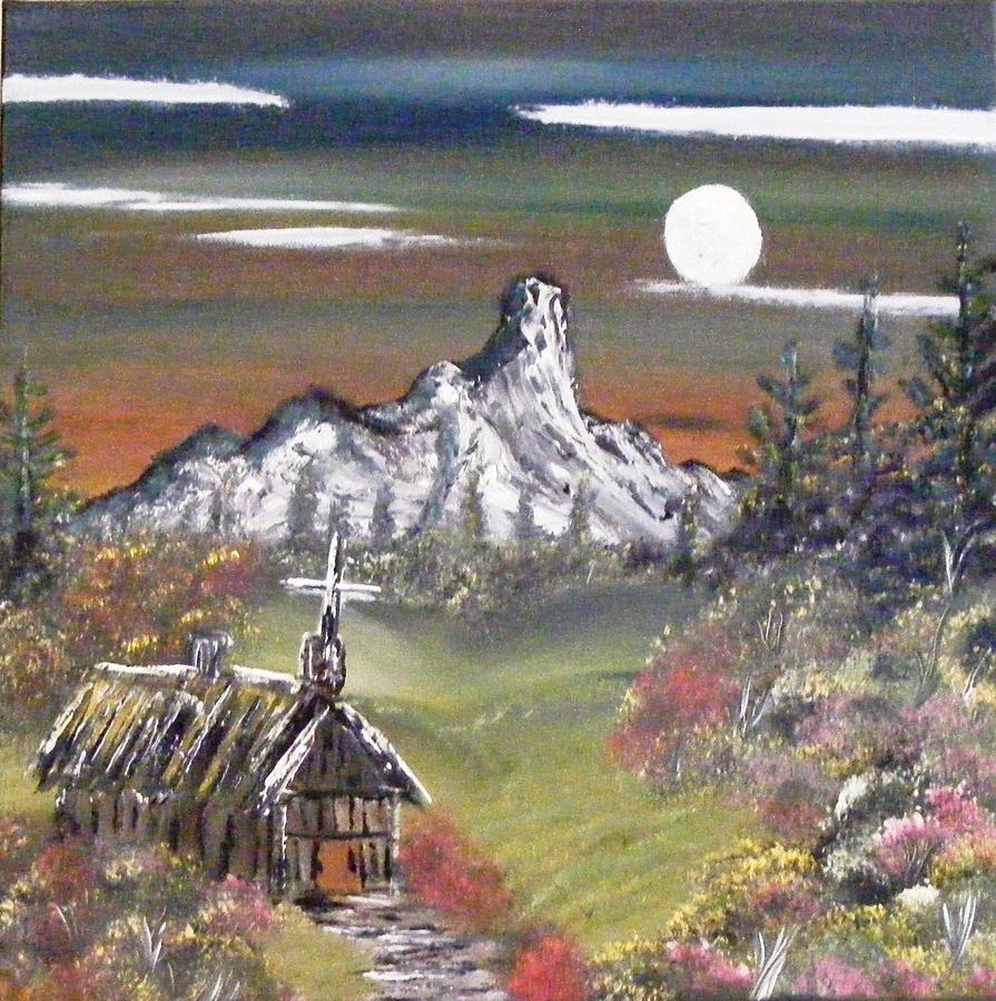 Country Faith Painting by Donna Painter
