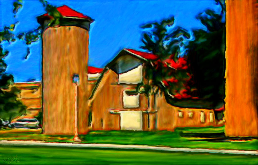 Country Farm and Barn Painting by Bruce Nutting