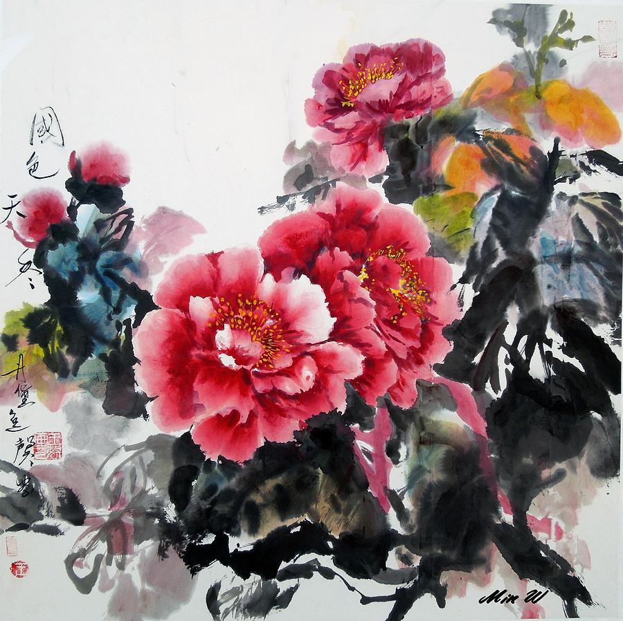Country Flower Scent Painting by L R B