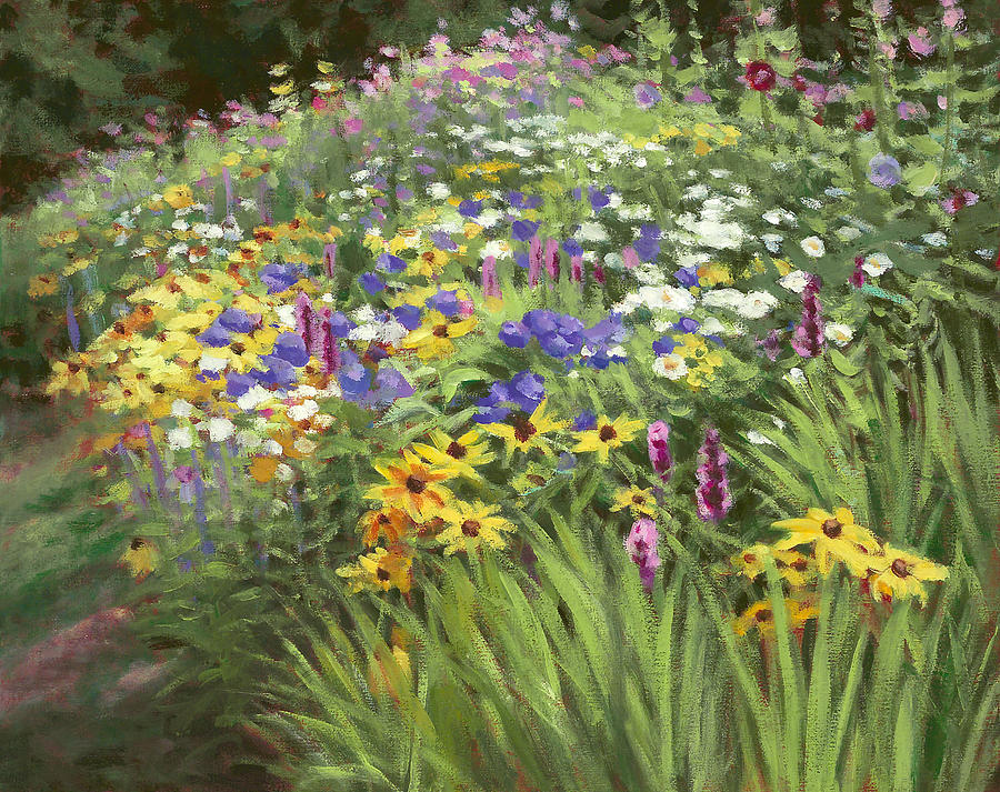 Country Garden Painting by Lynne Adams - Fine Art America