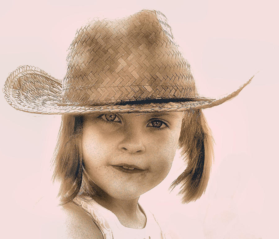 Portrait Photograph - Country Girl by William Griffin