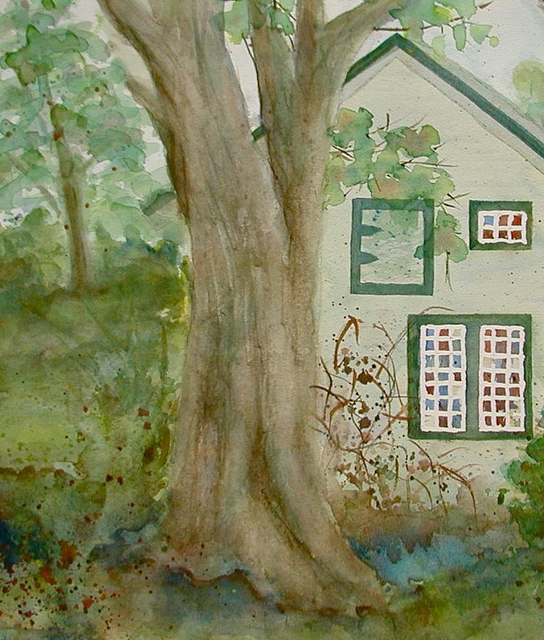 Country Home Painting by Anna Ruzsan