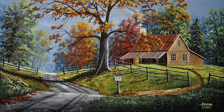 Country Life Painting by Gary Adams