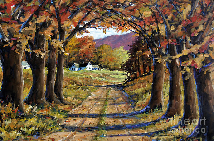 Country Livin  Painting by Richard T Pranke