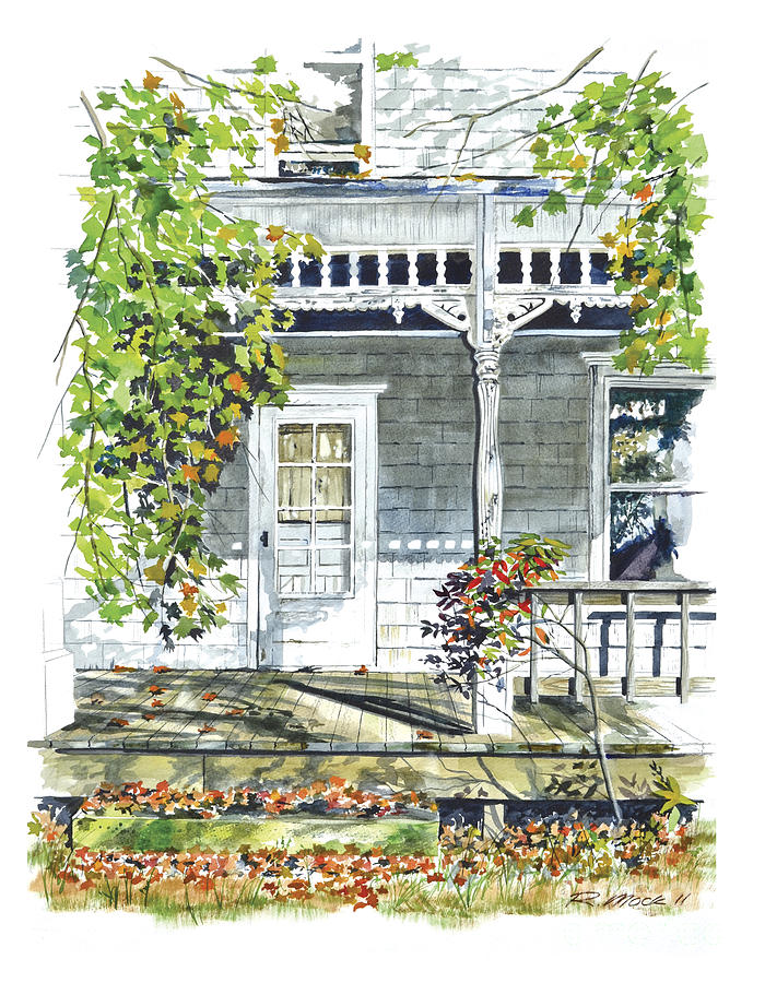 Country Porch Painting by Rick Mock