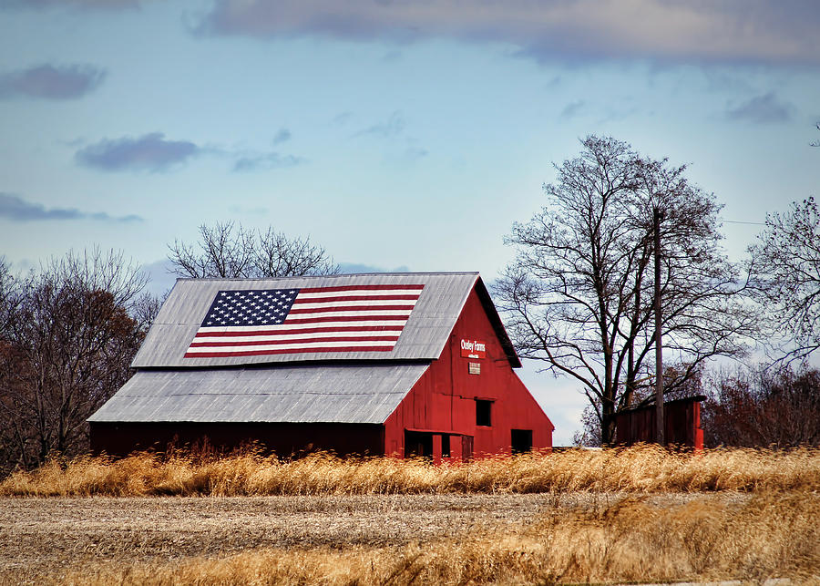 Flag Photograph - Country Pride by Cricket Hackmann