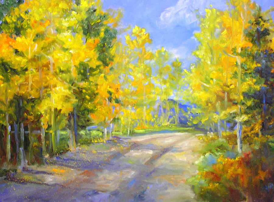 Country Road Painting by Barbara Couse Wilson