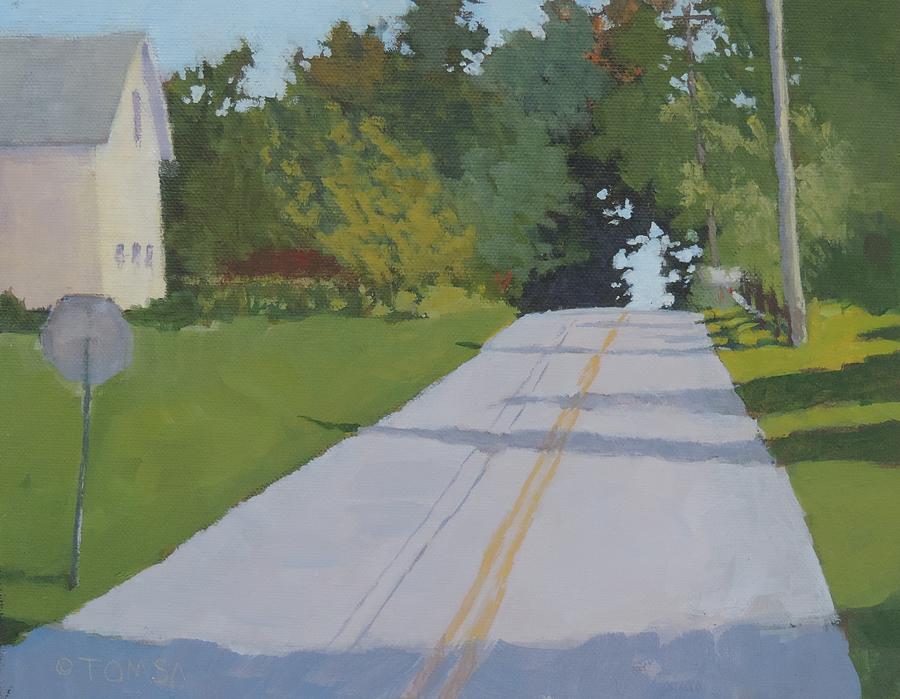 Country Road - Art by Bill Tomsa Painting by Bill Tomsa