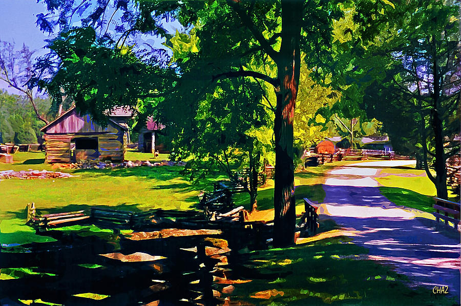 Country Road Painting by CHAZ Daugherty