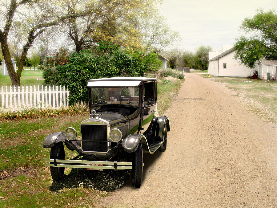 Car Photograph - Country Road by John Anderson