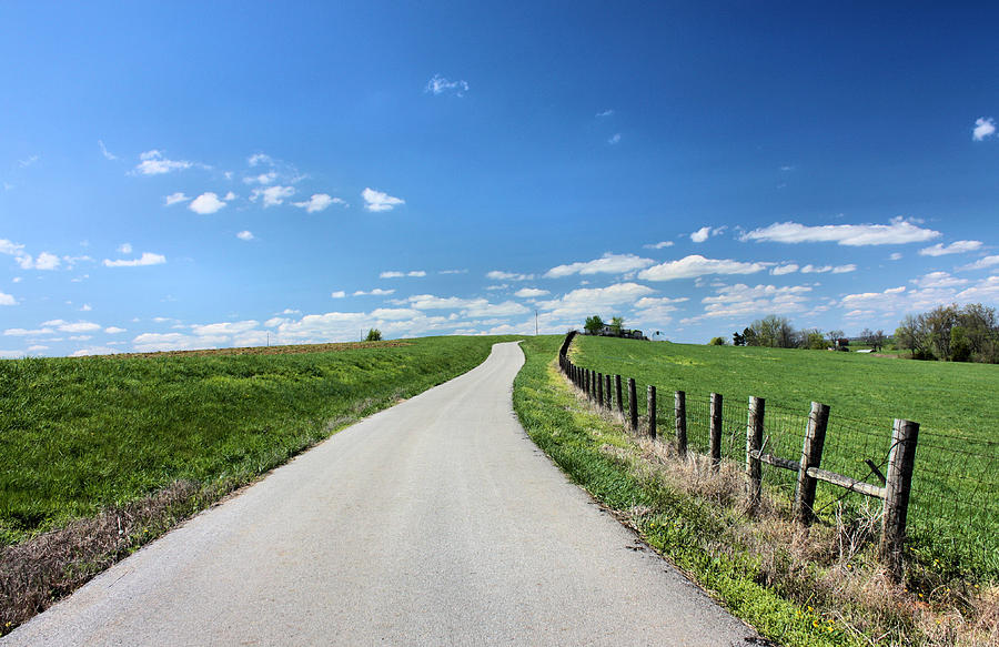Farm Photograph - Country Road by Kristin Elmquist