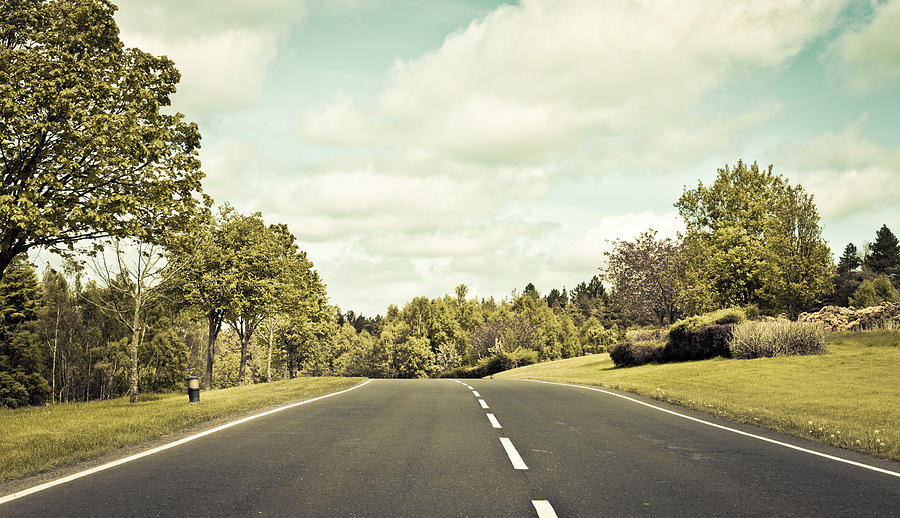 Summer Photograph - Country road by Tom Gowanlock
