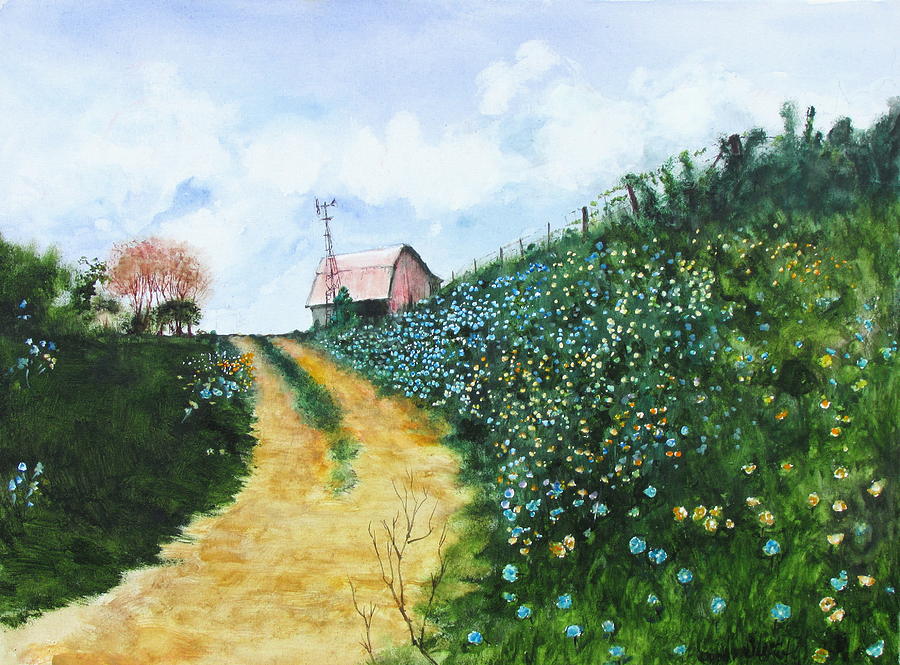 Country Roads Painting by Bobby Walters