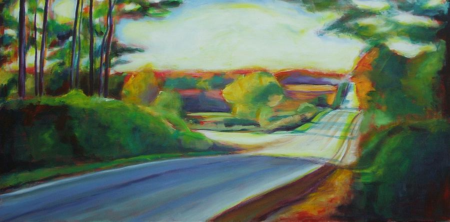 Tree Painting - Country Roads by Sheila Diemert