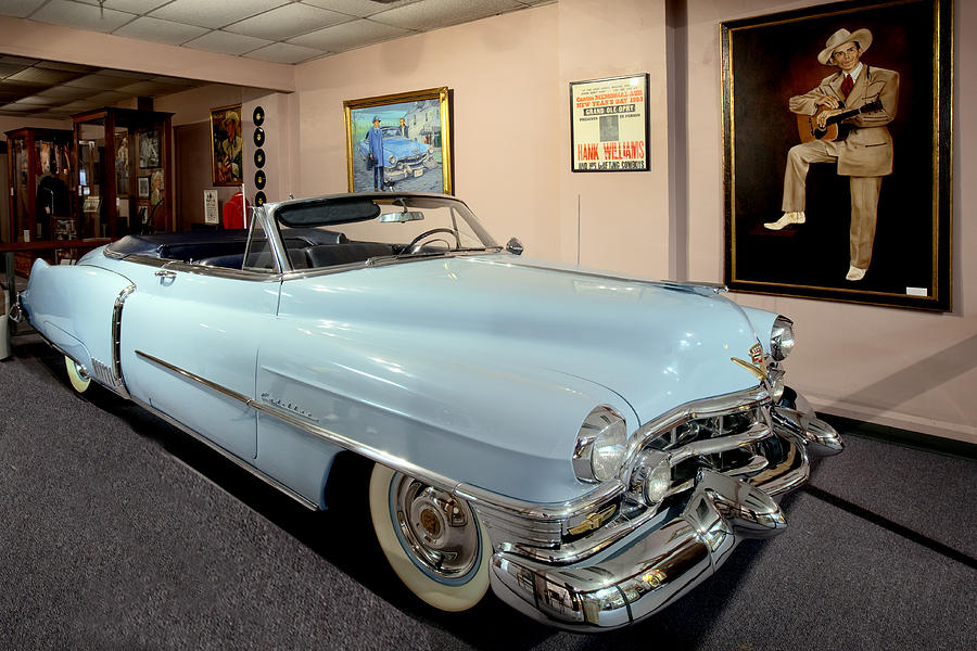 Country Singer Hank Williams Convertable Car in Montgomery Alabama Museum Photograph by Carol M Highsmith