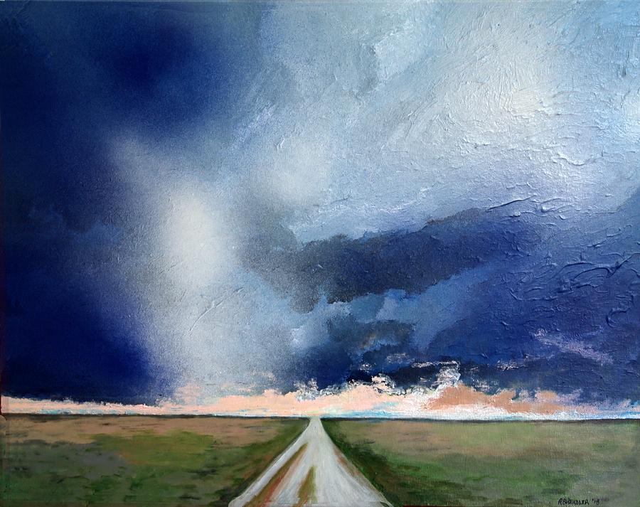 Country Storm Painting by Robert Handler