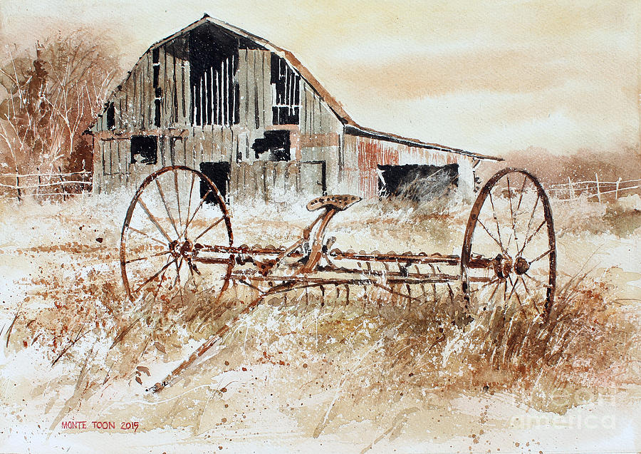 Country Treasures Painting by Monte Toon