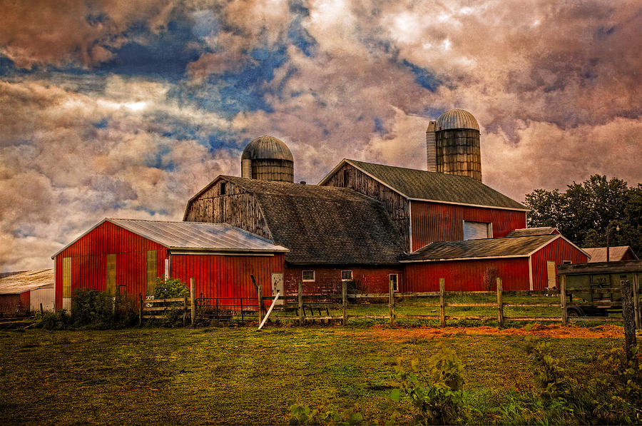 Barn Photograph - Countryside by Debra and Dave Vanderlaan