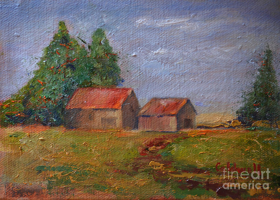 Countryside Painting by Patricia Caldwell
