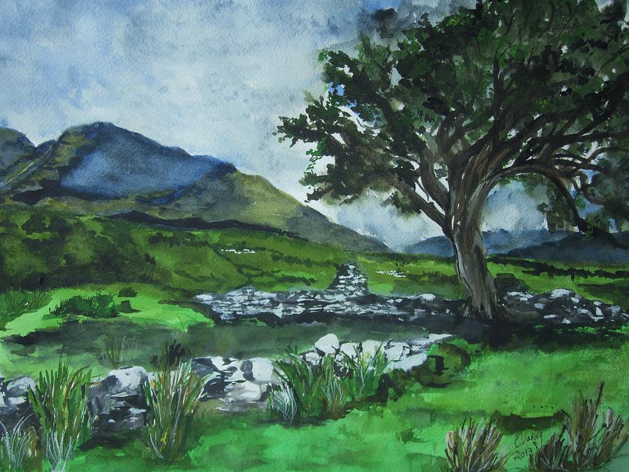 Landscape Painting - County Cork by Cat Varno