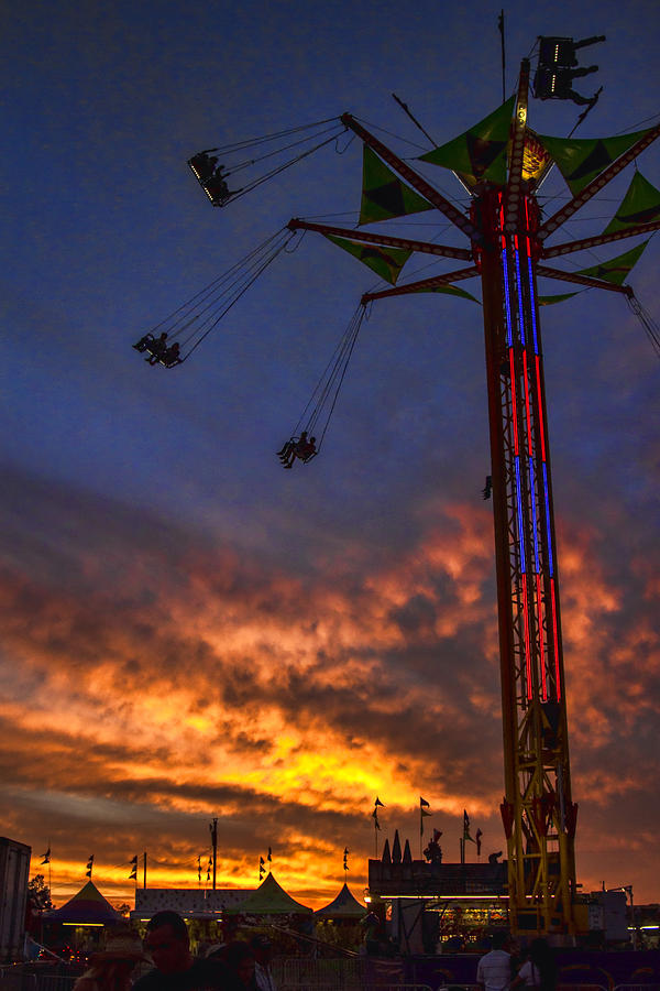 County Fair Sunset Photograph by Diana Powell Fine Art America