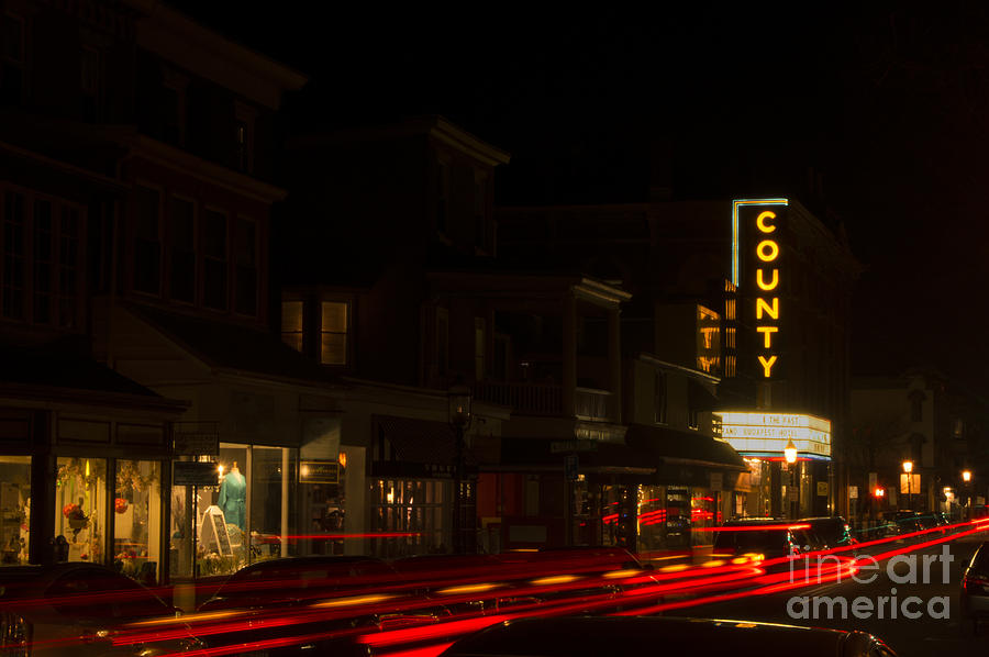State Street Photograph - County Theater by Tim Kravel