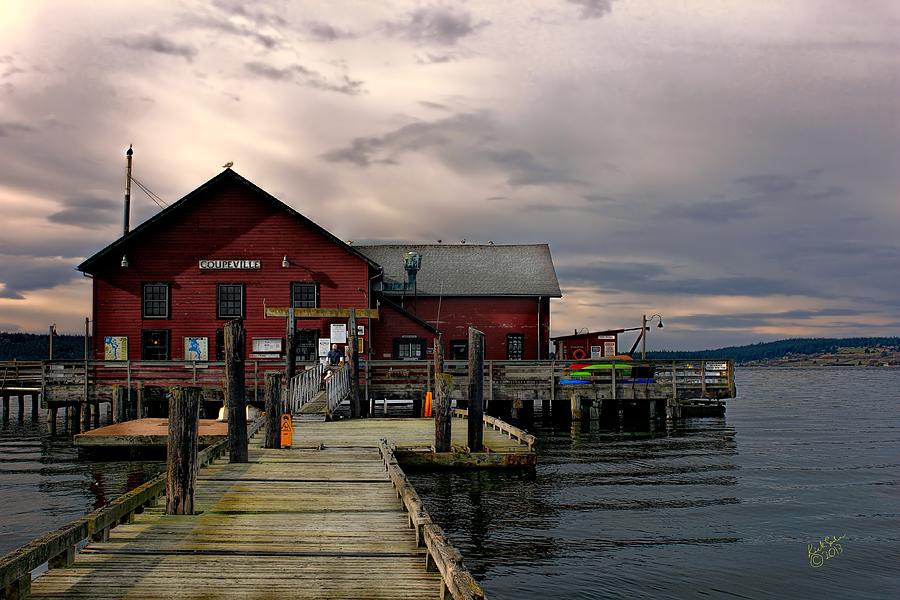 Pier Photograph - Coupeville Wharf Arrival by Rick Lawler