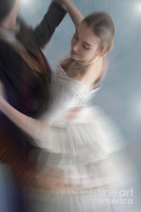 Couple Dancing In Evening Wear At The Ball  Photograph by Lee Avison