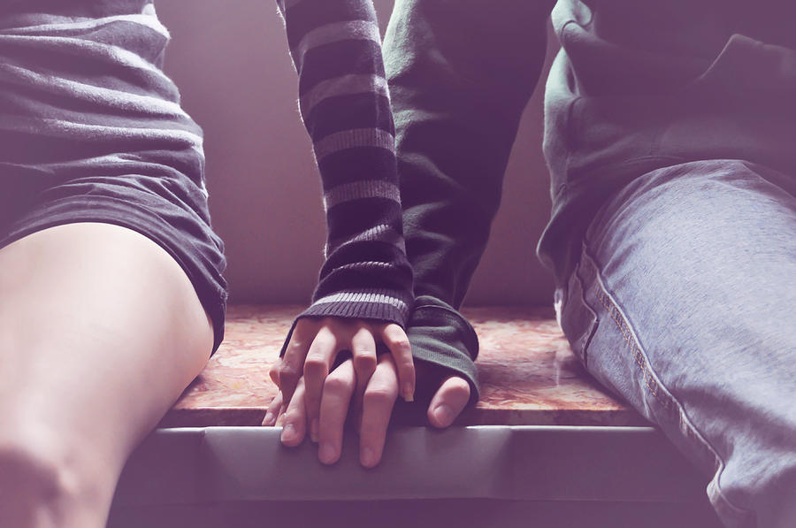 Couple Holding Hands Photograph by Elizabeth Fernandez