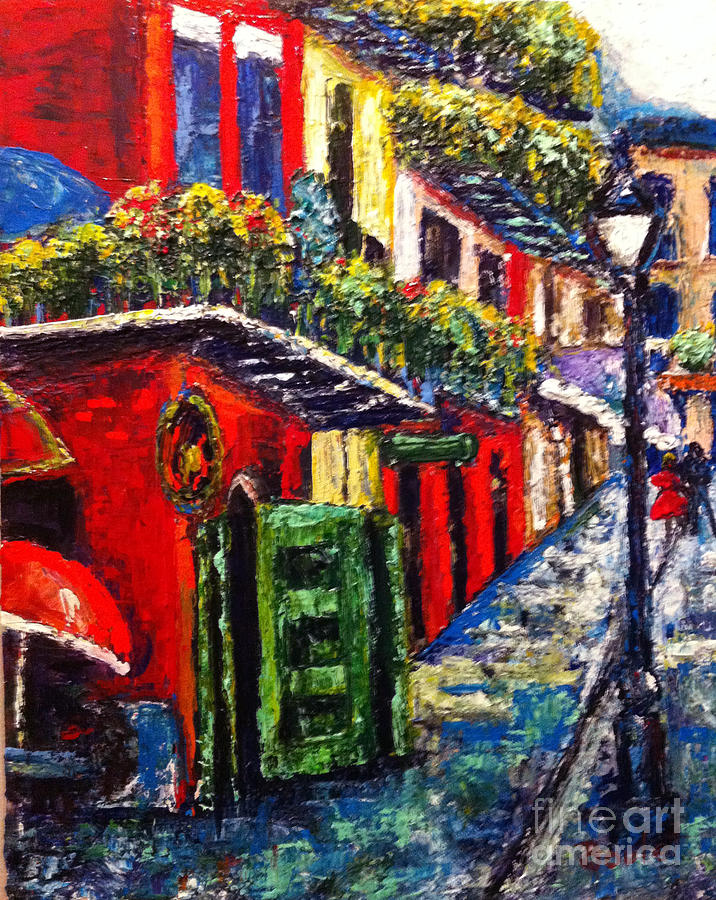 New Orleans Painting - Couple in Pirates Alley by Beverly Boulet
