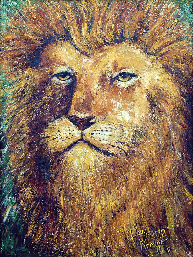 Courage Painting by Doug Kreuger