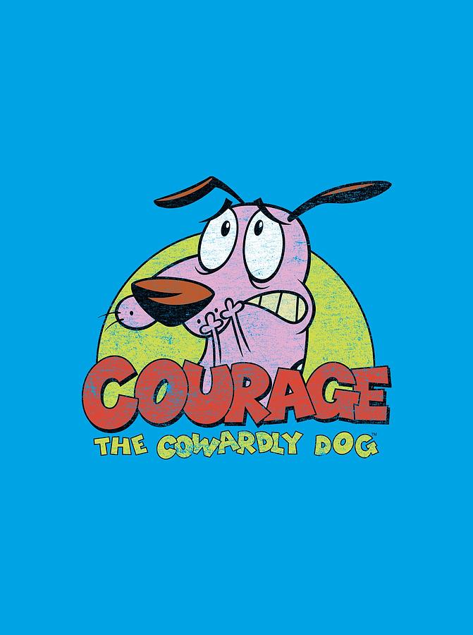 Courage The Cowardly Dog - Colorful Courage Digital Art by Brand A