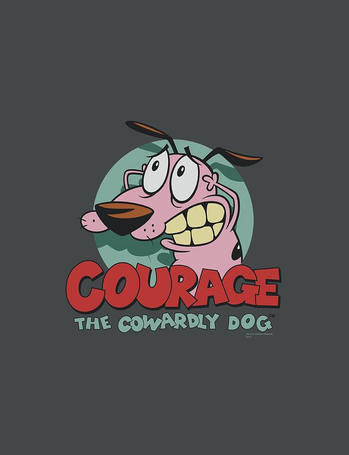 Dog Digital Art - Courage The Cowardly Dog - Courage by Brand A