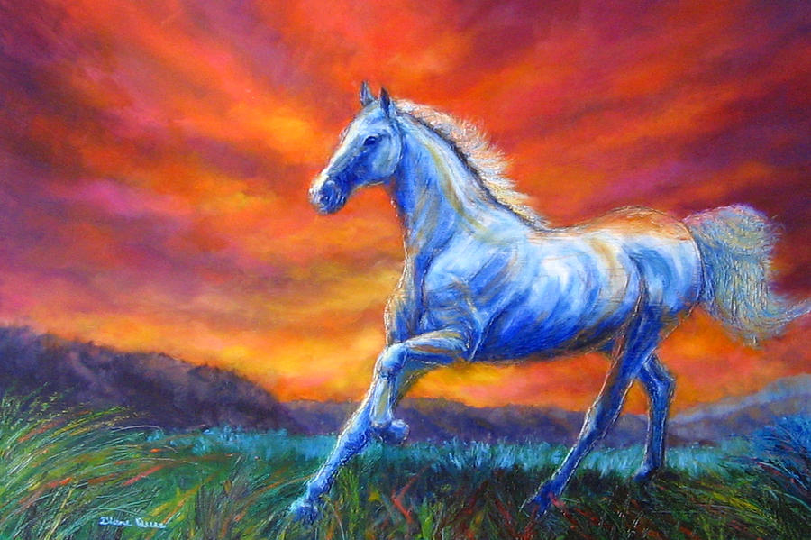 Nature Painting - Courageous Spirit by Diane Quee