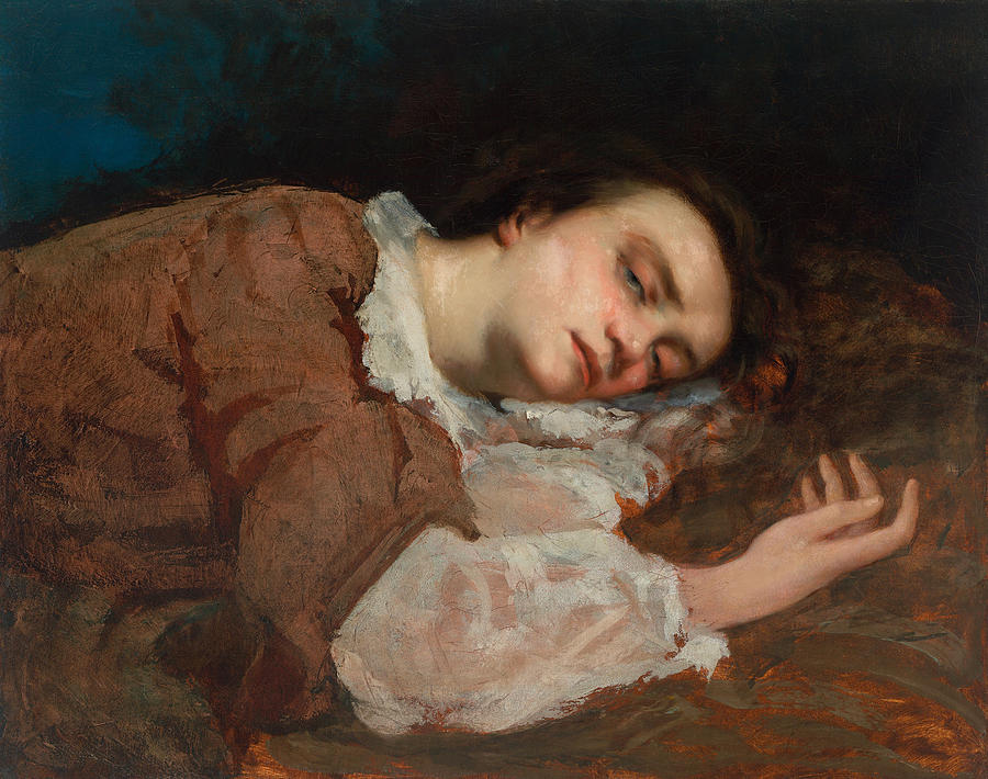 Courbet Study, 1856 Painting by Granger